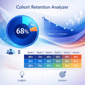 Customer Cohort & Retention Analyzer