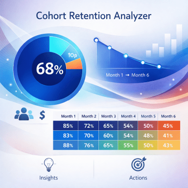 Customer Cohort & Retention Analyzer