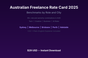 Australian Freelance Rate Card 2025