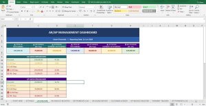 AR/AP Complete Management Suite | Accounts Receivable & Payable with Partial Payments, Aging Reports & Dashboard | Excel