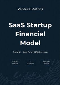 SaaS Startup Financial Model — Runway, Burn Rate & MRR Forecast for Pre-Seed Founders