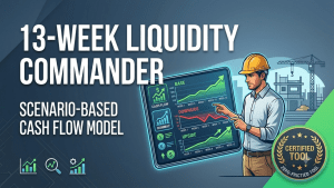 13-Week Liquidity Commander - Scenario-Based Cash Flow Model