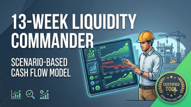 13-Week Liquidity Commander - Scenario-Based Cash Flow Model