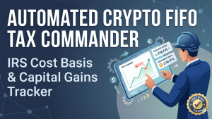 Automated Crypto FIFO Tax Commander - IRS Cost Basis & Capital Gains Tracker