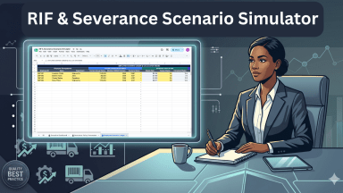 RIF & Severance Scenario Simulator — Layoff & Payroll Google Sheet