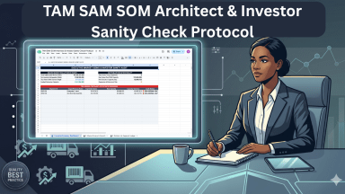 TAM SAM SOM Architect — Market Sizing & Validation Google Sheet