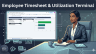 Employee Timesheet & Utilization Terminal | Labor Dashboard