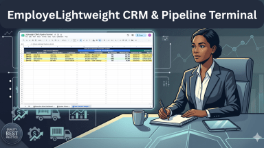 Lightweight CRM & Pipeline Terminal | Revenue Forecasting Dashboard