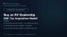 RV Dealership Acquisition & SBA Underwriting Financial Model (Floorplan + F&I + Absorption + DSCR)