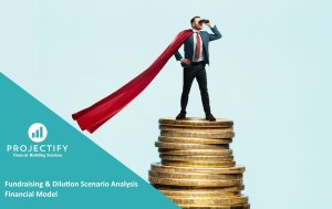Fundraising & Dilution Scenario Analysis Financial Model (5-Year Projection)