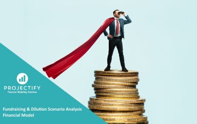 Fundraising & Dilution Scenario Analysis Financial Model (5-Year Projection)