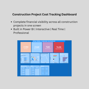 Construction Cost Tracking Dashboard