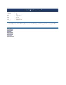 Project Finance Model — Excel Template with DSCR Debt Sizing & IRR