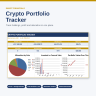 Crypto Portfolio Tracker Spreadsheet, Cryptocurrency Investment Tracker, Bitcoin Profit and Loss Excel, Instant Download