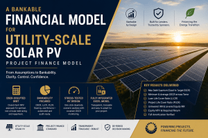 A Bankable Macro Enabled Financial Model for Utility-Scale Solar PV Project Finance