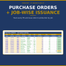 Inventory Management Excel Template | Stock Control Spreadsheet with Reorder Alerts, EOQ, Min Max Levels