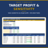 Break-Even Analysis Excel Template | Cost-Volume-Profit Spreadsheet | Contribution Margin, Margin of Safety, Target Prof