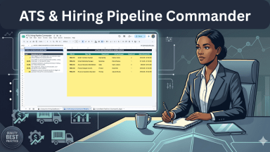 ATS & Hiring Pipeline Commander — Weighted Interview Scorecard & Recruitment Dashboard