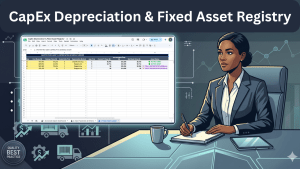 CapEx Depreciation & Fixed Asset Registry — Automated SLN, DDB & NBV Schedule