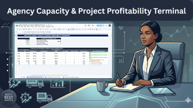 Agency Capacity & Project Profitability Terminal — Margin Tracker
