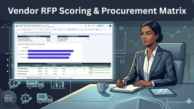Vendor RFP Scoring & Procurement Matrix | Vendor Evaluation Model