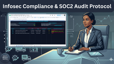InfoSec Compliance & SOC2 Audit Protocol — Security Control Center Spreadsheet