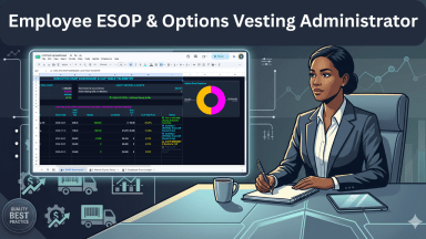 Employee ESOP & Options Vesting Administrator - Google Sheet