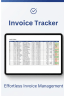 Automated Invoice Tracker With Invoice Template For Excel and Google Sheets