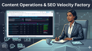 Content Operations & SEO Velocity Factory — Editorial Kanban & Keyword Matrix