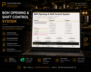 BOH Opening and Shift Control System