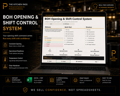BOH Opening and Shift Control System