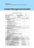 Incident Management Checklist