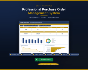 Purchase Order Management System (Microsoft Excel)