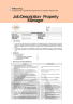 Job Description – Property Manager (Property Manager Job Responsibilities, Job Specification for Property Manager)