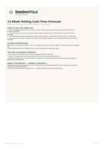 3-Statement Financial Model