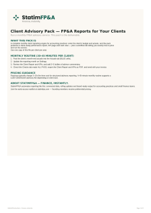 Client Advisory Pack