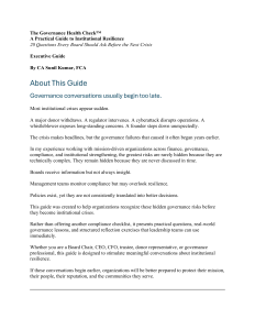 The Governance Health Check™