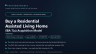 Residential Assisted Living / Adult Family Home Acquisition & SBA Model