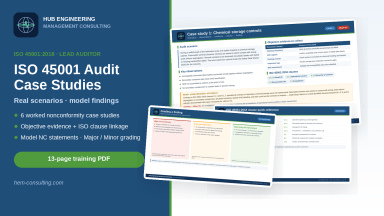 ISO 45001 Audit Case Studies – Practical Lead Auditor Training (Free PDF)