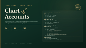 Chart of Accounts Excel Template for ERP
