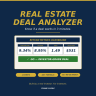 Rental Property Deal Analyzer — Cash Flow, DSCR, Cap Rate, Stress Test & Deal Score (Excel, 12 tabs)