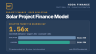 Solar Project Finance Model (Excel) | DSCR Sculpting · LLCR/PLCR · DSRA · Covenant Testing · LP/GP Waterfall · P90 Yield