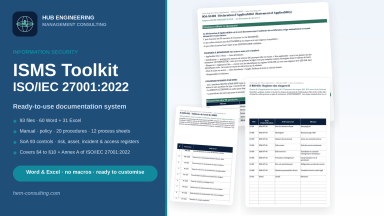 ISO/IEC 27001:2022 ISMS Documentation Pack - Complete Information Security Toolkit