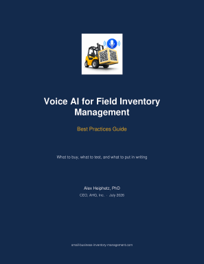 Voice AI for Field Inventory Management: Best Practices Guide