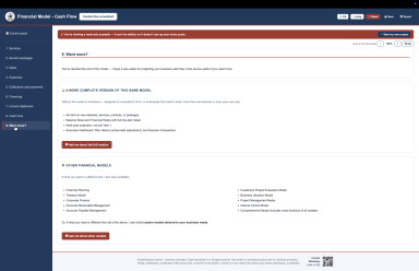 Cash Flow Financial Model & 13-Week Liquidity Simulator - Interactive HTML Tool