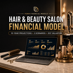 Hair & Beauty Salon Financial Model: 10-Year Forecast, Scenarios and DCF Valuation