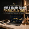 Hair & Beauty Salon Financial Model: 10-Year Forecast, Scenarios and DCF Valuation