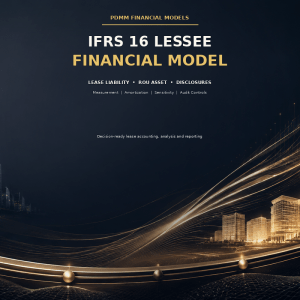 IFRS 16 Lessee Accounting, Lease Liability & ROU Asset Model