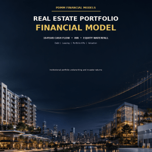 Real Estate Portfolio Investment, Cash Flow, IRR and Waterfall Model