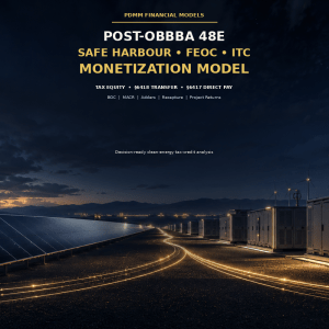 Post-OBBBA 48E Safe Harbour, FEOC and ITC Monetization Model